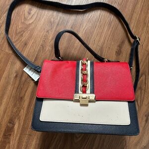 Aldo Stylish Red and Black Women's Bag